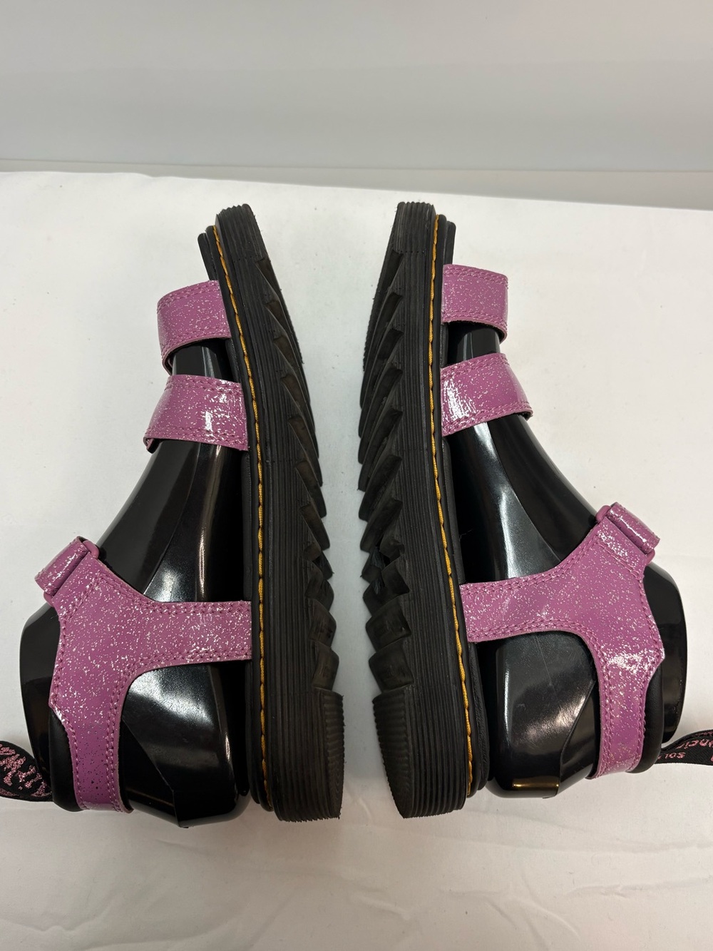Dr Martens Junior Klaire Cosmic Glitter Sandals Pink Size 7 (EU 38) Sparkly - Picture 5 of 12